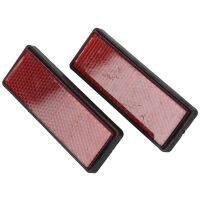 new prodects coming rectangle red Reflectors Universal For Motorcycles ATV Bikes Dirt Bikes