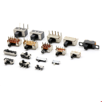 10PCS Slide Switch Micro-power Toggle Switch Single and Double-row Direct-inserted Horizontal Sliding Second Gear Third Gear