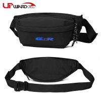 For SUZUKI GSR 750 400 600 LOGO Men Waist Pack Belt Hip Bum Slant back bag Chest Bag Male Motorcycle Riding Antitheft Purse