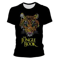 2023 NEWHD The Jungle Book เสื้อยืดผู้ชายพิมพ์แฟชั่นฤดูร้อนแขนสั้นผู้หญิง T เสื้อ Casual Streetwear Top Tees