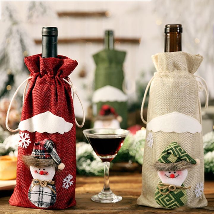 new-year-2023-gift-santa-claus-wine-bottle-dust-cover-xmas-noel-christmas-decorations-for-home-navidad-2022-dinner-table-decor