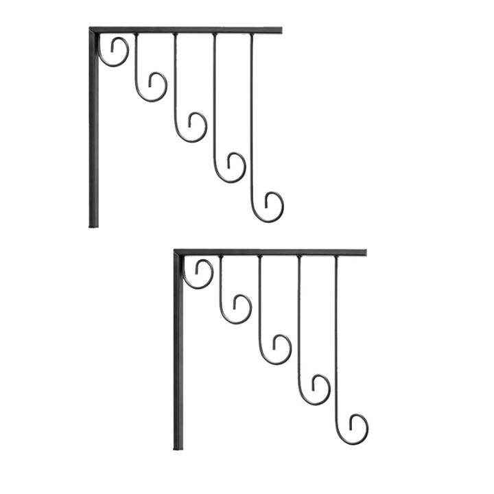 2pcs-wall-mounted-hanger-garment-clothes-hanger-hanger-racks-bedroom-storage-rack-racks-ring-circle-modern-iron-home-shop-dress-hanging-display-rack-organizer
