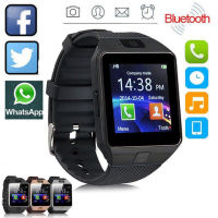 DZ09สมาร์ทวอท์ชผู้ชายAndroidโทรศัพท์นาฬิกาบลูทูธกล้องกันน้ำซิมการ์ดSmartwatch Callนาฬิกากําไล