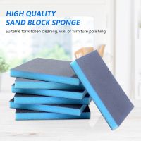 High Quality Polishing Sanding Sponges Grit Grinding 120x10x12mm Blocks Pads Sandpaper Assorted Grit Tool Washable Foam Abrasive Cleaning Tools