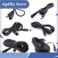 Dgdfhj Shop 0.5M-10M 12V DC Power Cable Female to Male Plug Extension Cord Adapter 12V 5.5x2.1mm For LED Strip light Camera