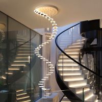 [COD] Personality Villa Staircase Chandelier Revolving Duplex