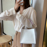 Women PU Leather ephone Line Shoulder Handbag Simple Hit Color Crossbody Bag Fashion Exquisite Shopping Bag