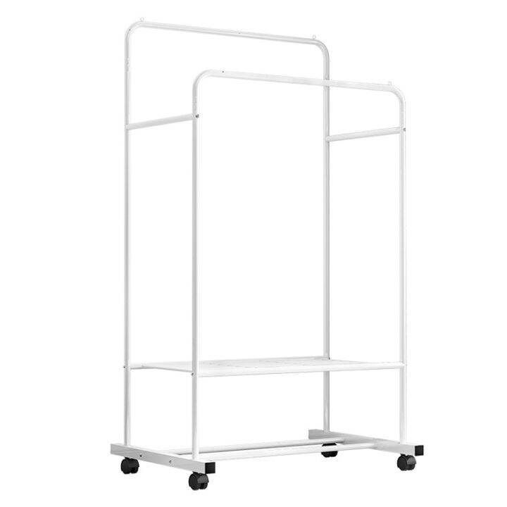 White Steel Clothes Rack sampayan ng damit Hanging Hanger Rack Stand ...