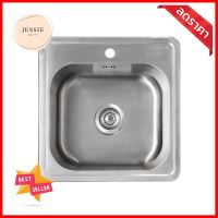 ซิงค์ฝัง 1หลุม HAFELE LUCIANO 495.39.407 สเตนเลสBUILT-IN SINK HAFELE LUCIANO 495.39.407 1B STAINLESS STEEL **พลาดไม่ได้แล้วจ้ะแม่**