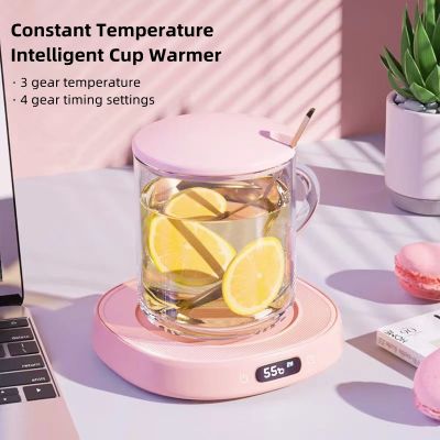 【CW】 Cup Mug Warmer Electric Hot Plate for Temperature Heating Coaster 3 Warming