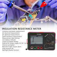 GT5306A เครื่องทดสอบความต้านทานฉนวน Digital Megohm Meter 250V 500V 1000V Earth Resistance Meter Electric Leakage Detection