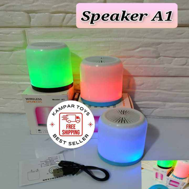 A1 mini Smart Touch Lamp Bluetooth Speaker Lampu Bunglon Speaker