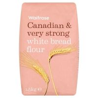 แป้งสาลีแคนาดา แป้งทำขนมปัง Waitrose Canadian &amp; Very Strong White Bread Flour 1.5kg