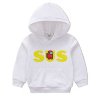 Among US Boys Hoodies Girls Long Sleeve Hooded Sweater ZN38470 Childrens Hooded Long Sleeve Top Cartoon Sweater Spring Kids Clothing Pullover Sport Casual Loose