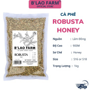 Cà phê nhân sống Robusta Honey B lao Farm sàng s18 ,không tạp chất
