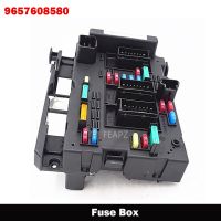 Fuse Box Unit In Engine Bay Assembly Relay For Citroen Peugeot 9657608580 9650663980 BSM 6500Y1 Car Accessories