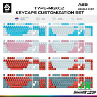 คีย์แคป (ไม่ใช่คีย์บอร์ด)ไทย-อังกฤษ EGA TYPE MGKC2 106 KEYS ABS KEYCAPS 8สี