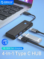 ORICO USB 3.0 HUB อะแดปเตอร์พอร์ต Extender PD100W ชาร์จพอร์ต5Gbps ความเร็วสูงส่ง Hub