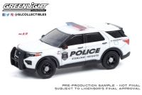 [AhQ ornaments] GreenLight 1:64 2020 FORD INTERCEPTOR UTILITY โลหะ Diecast โลหะผสมของเล่นรถยนต์รุ่นยานพาหนะสำหรับเด็กของขวัญAhQ ornaments