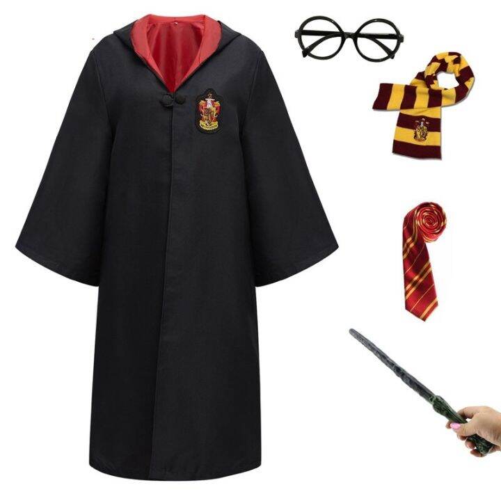 【Hawk&Sight】 Harry Potter Costume Children Preppy Robe Cosplay Boy Girl