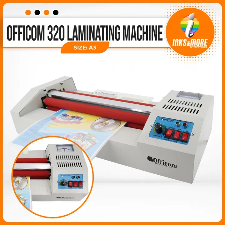 ♟officom Laminating Machine A3a4 Hotcoldreverse 320 Laminator Machine