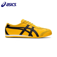 Asics รองเท้ากีฬา2023เสือข้อต่ำสีเหลืองลำลองสำหรับทั้งหญิงและชาย LD4080490