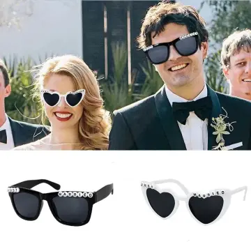 PartyPort Bride & Groom Eye Glasses Set for Wedding, Pre Wedding and  Engagement Celebrations Party Glow Ornament Price in India - Buy PartyPort  Bride & Groom Eye Glasses Set for Wedding, Pre