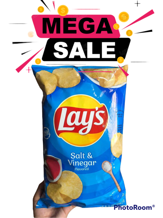 Lay's Salt & Vinegar Potato Chips 180g Lazada PH