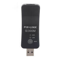 USB เครื่องขยายสัญญาณไร้สายขนาดเล็ก300ม. เครื่องขยายสัญญาณตัวแปลงเครือข่ายไวไฟสมาร์ททีวี AP