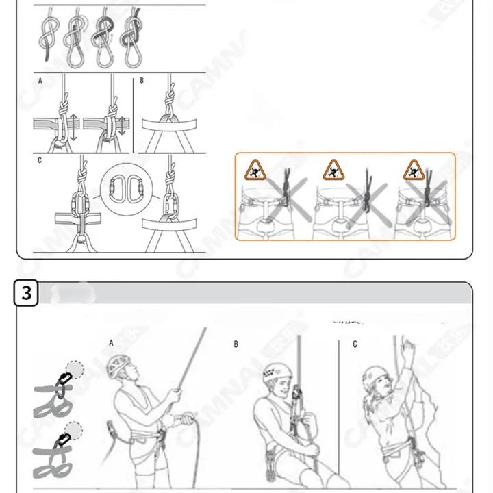 zyaire-ปีนเขาเข็มขัดนิรภัยใส่เทียมต้นไม้ปีนเขา-rappelling-equip