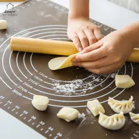 SWEEJAR large size silicone sake dough rolling kneading mat baking mat kitchen baking tool