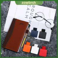 ZOWBRSH 4PCS ปรับได้ แบบพกพา เครื่องเขียน คลิปปากกาหนัง สมุดบันทึก วงยืดหยุ่น ที่ใส่ปากกาแบบมีกาวในตัว