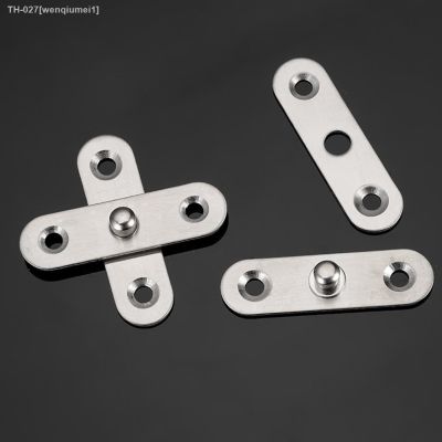 ◊✣❣ 10pcs 360 Degree Rotatable Household Door Hinges Stainless Steel Up and Down Hinges Location Hinge Furniture Hinge