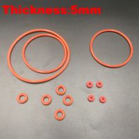 Lamberts 12pcs 42x5 42x5 45x5 45x5 48x5 48x5 50x5 50x5 (ODxThickness) 5MM Grade Silicone Rubber O O-Ring Gasket