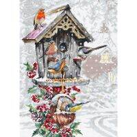 Full Embroidery Mailbox Bird Needles Thread Cross Stitch Ecological Cotton 11CT 3 Strand Counted Embroidery Kits Canvas DIY Art