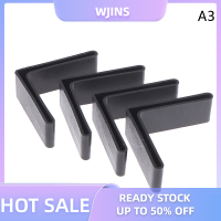 WJINS 4ชิ้น/เซ็ต30mm/35mm/40mm angular Rubber footing L-shaped STEEL Foot Pad