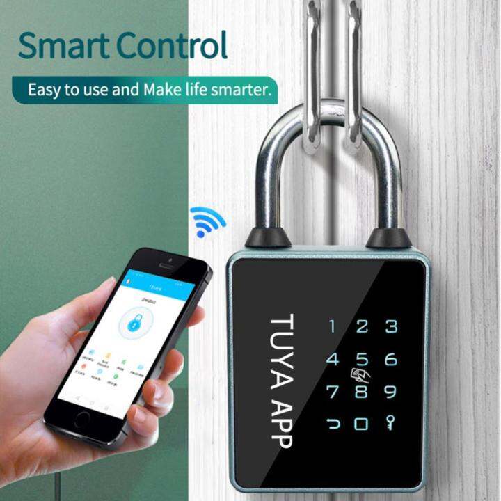 tuya-ttlock-แอปลิ้นชักนิรภัย-ip65กุญแจสมาร์ทที่ล็อกไร้กุญแจอะลูมินัมอัลลอยกันน้ำสำหรับตู้กระเป๋าเป้สะพายหลัง