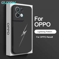 Guyon เคสนิ่มสำหรับ  เสค OPPO Realme GT2 Pro 5G GT Neo2 Neo3 GT MASTER เทรนด์เด็กผู้ชายดำเย็นลายสายฟ้าแลบ