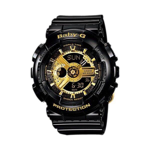 Jam g 2025 shock hitam gold