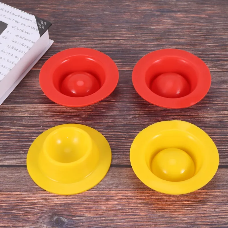 4 Pcs Silicone Egg Cups In Modern Design Holders Set Serving