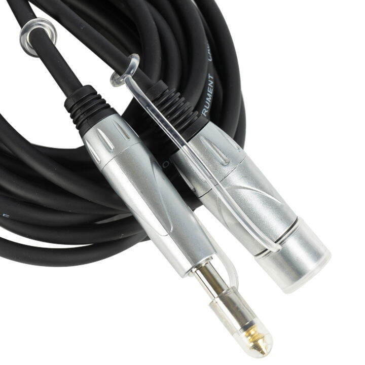 carlsbro-สายไมค์-phone-jack-to-xlr-ตัวเมีย-10-เมตร-รุ่น-bxj007a-10m-phone-jack-to-xlr-female-mic-cable-สายไมโครโฟน-สายแคนนอนตัวเมีย-สายแจ็ค-cannon-แถมฟรีที่รัดสาย