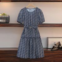 COD IOED95 2021 summer new Korean style small floral skirt female western style puff sleeve dress female trend