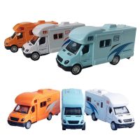 Small Size Pull Back Caravan Touring Car Model Souvenir Ornament 3 Colors Recreation Vehicle Boys Toy Birthday Gift for Children