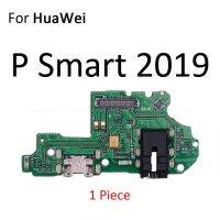 ชาร์จพอร์ตปลั๊ก Usb แท่นชาร์จพลังงาน Mic Flex Cable บอร์ดและไมโครโฟนสำหรับ Huawei P Smart S Z Pro