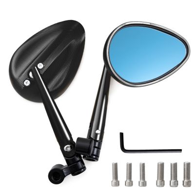 2pcs Universal Motorcycle Rearview Mirror Moto CNC Side Mirrors For YAMAHA ys 150 tmax 530 tdm 850 fz6n mt10 c8 nmax 155 fazer8