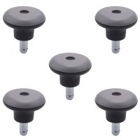 5Pcs Bell Glides Replacement Office Chair Wheels Stopper Office Chair Swivel Caster Wheels, 2 Inch Stool Bell Glides