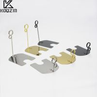 Metal Label Clip Bread Price Card Bakery Cake Shop Card Clip Display Standing Card Holders