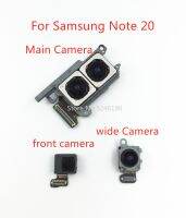 1pcs กลับใหญ่กล้องหลังหลักกล้องด้านหน้ากล้องกว้างโมดูลโมดูลสายดิ้นสําหรับ Samsung Galaxy Note20 หมายเหตุ 20 เปลี่ยนเดิม Part