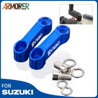 กระจกรถจักรยานยนต์ขยาย Riser Spacers มอเตอร์ไซด์ Extension Adapter สำหรับ Suzuki SV650 SV 650 Universal รถจักรยานยนต์ Accessories SGRHSR