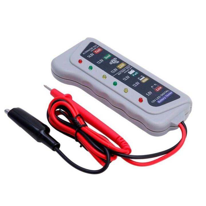 12V Car Battery & Alternator Tester - Test Battery Condition ...